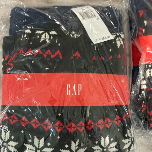 NWT GAP Men’s Deep Cobalt 2pk Pajama Pants Set Retail $84.95 - Picture 3 of 4